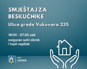 Izvanredni smještaj u Vukovarskoj za beskućnike  